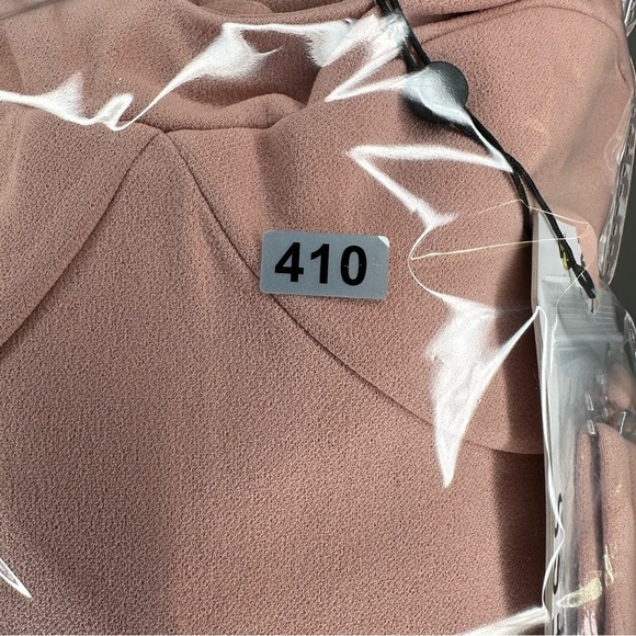 NWT Dress The Population Paris Ruffle Mermaid Gown Blush Size Small - Picture 12 of 12